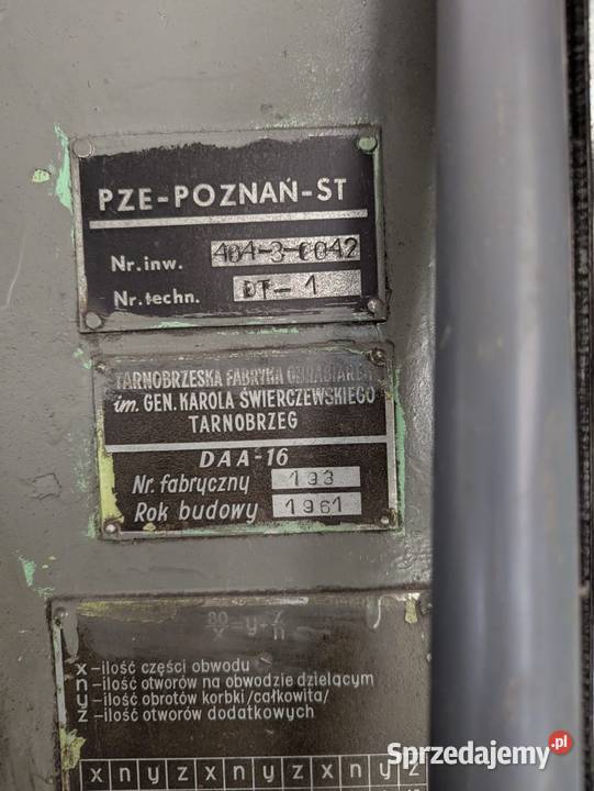 Dłutownica DAA 16 uchwyt i dłutaki Kępno