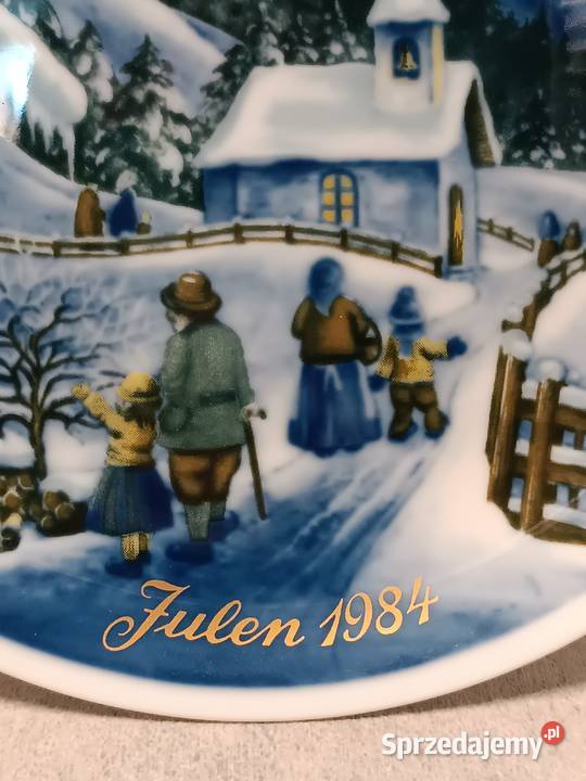 Royal TETTAU 1794 Talerz Kolekcjonerski Julen Dobrzany