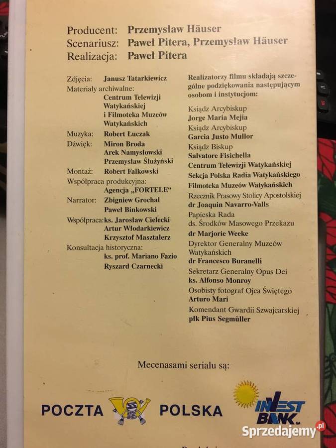 Jan Paweł II kasety vhs Watykan JPII Filmy Zielonka