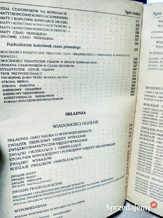 Gramatyka języka polskiego Bąk unikatowe książki Antykwariat Warszawa