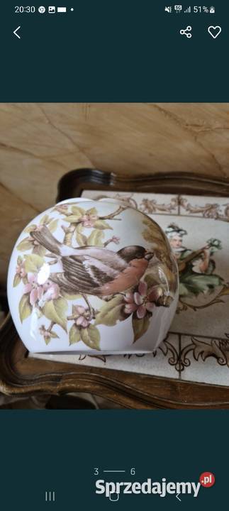 Porcelanowy wazonik angielski Przasnysz