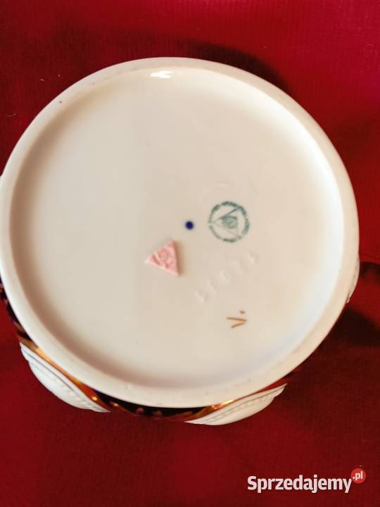 Royal Dux przepiękna stara kobaltowa bomboniera Jastrzębie-Zdrój