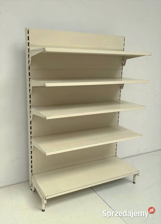 Regał przyścienny metalowy używany 5półkowy Ostrołęka