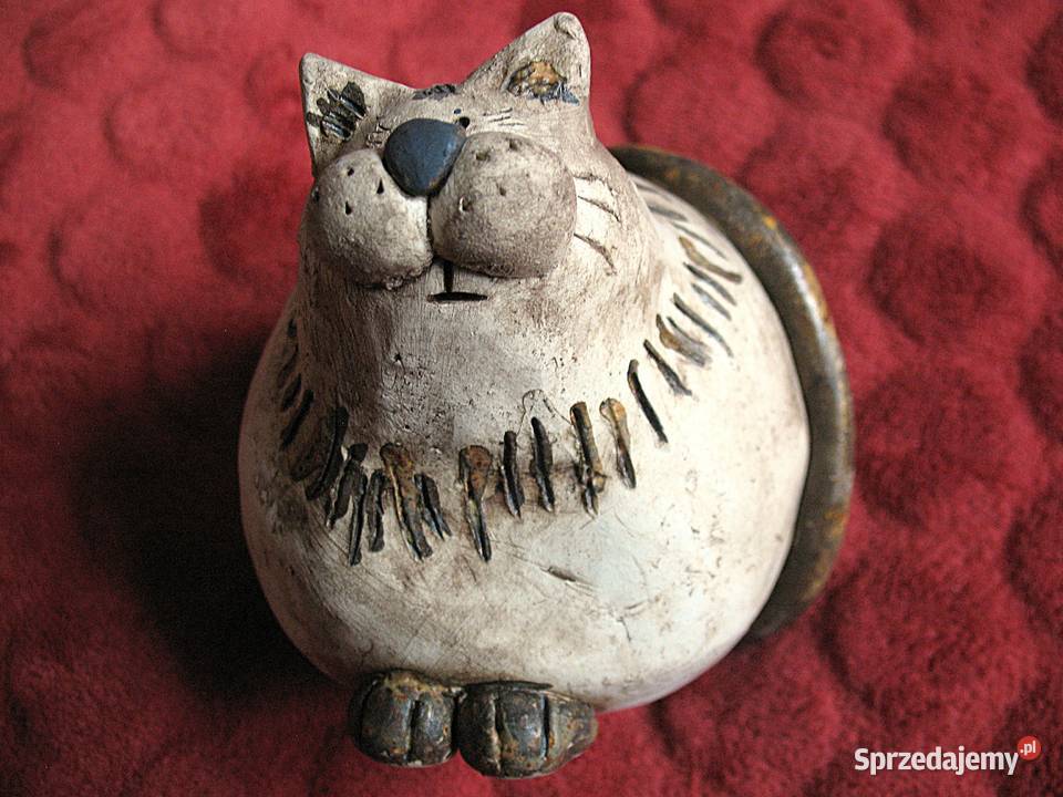 Kot z cyklu brzydkie ale fajne Stara Figurka beżowy Siedlce sprzedam