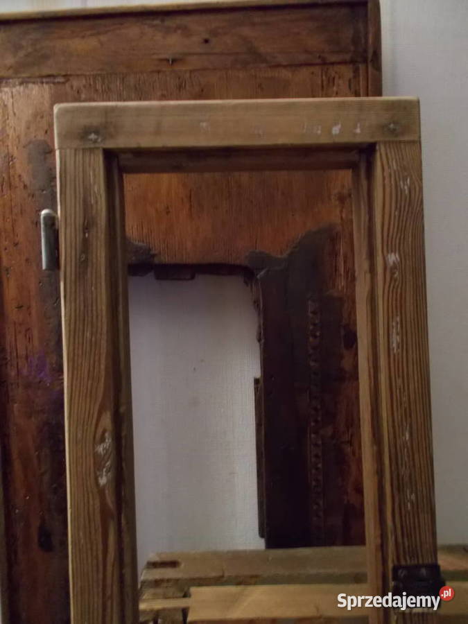 Stara Rama OkiennaZabytkowaDo OzdobyLite Drewno zachodniopomorskie Szczecin