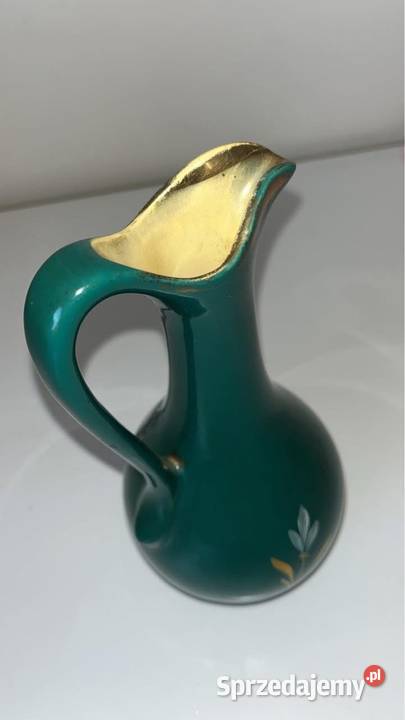 Amfora wazon dzbanek Ręcznie malowany Sygnatura pomorskie Gdańsk