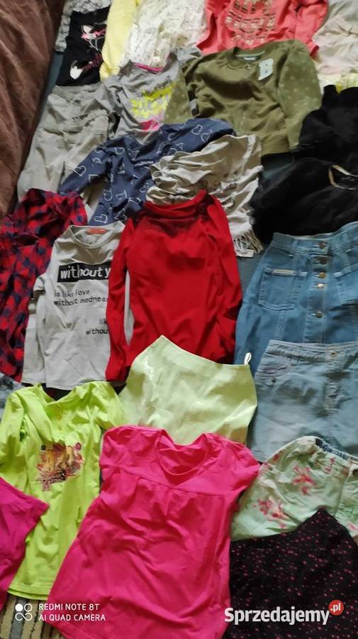 odzież ubrania dziewczęce 146 152 paka ubrań 73 Poznań