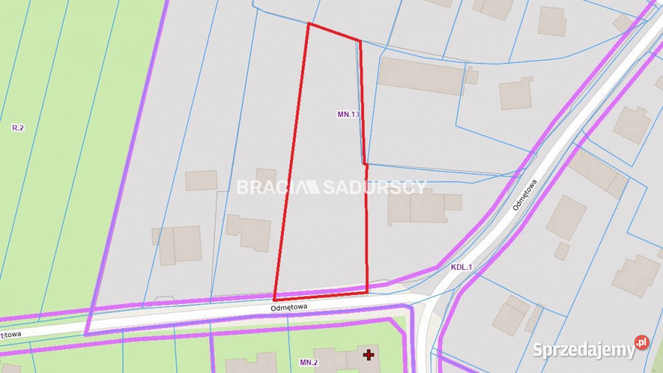 Grunt Kraków Odmętowa 2358m2 małopolskie sprzedam