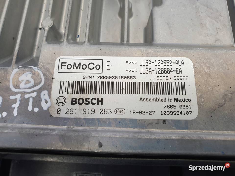 Ford F150 27 V6 ECOBOOST 1520r KOMPUTER SILNIKA Rudka