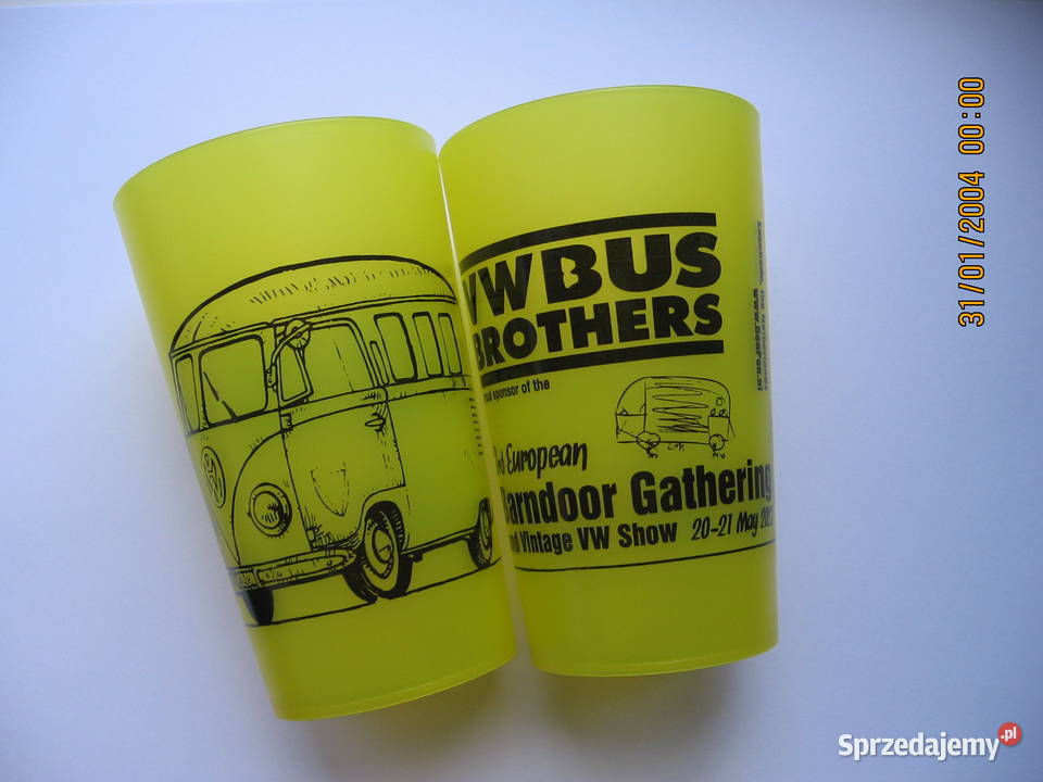 VW Bulik garbus bus pamiątka kubek zlot Barndoor Przemyśl