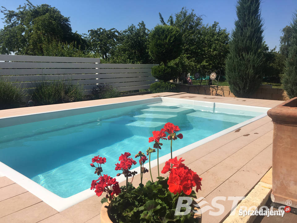 BLACK WEEK poliestrowy basen KRETA 4x25x14m z Baseny Kraków