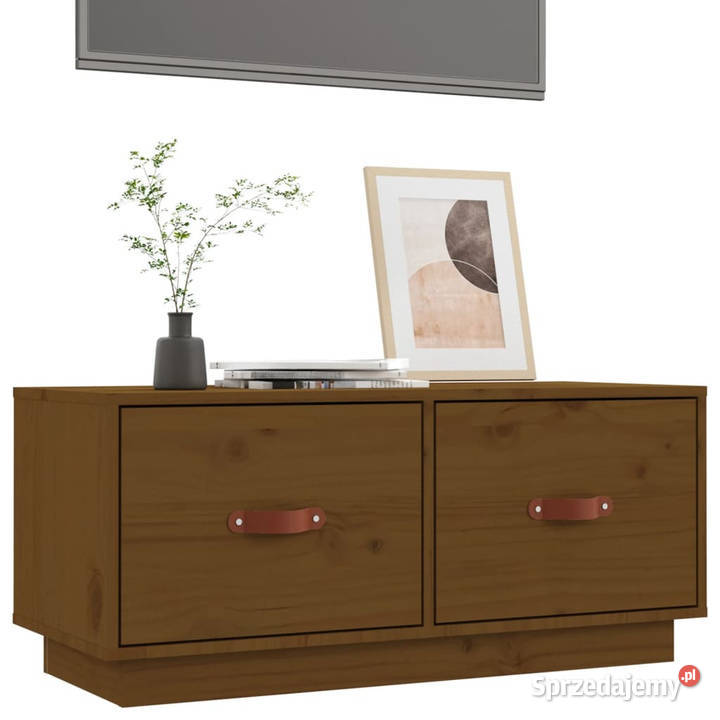 Szafka pod telewizor miodowy brąz 80x34x35 RTV Warszawa sprzedam