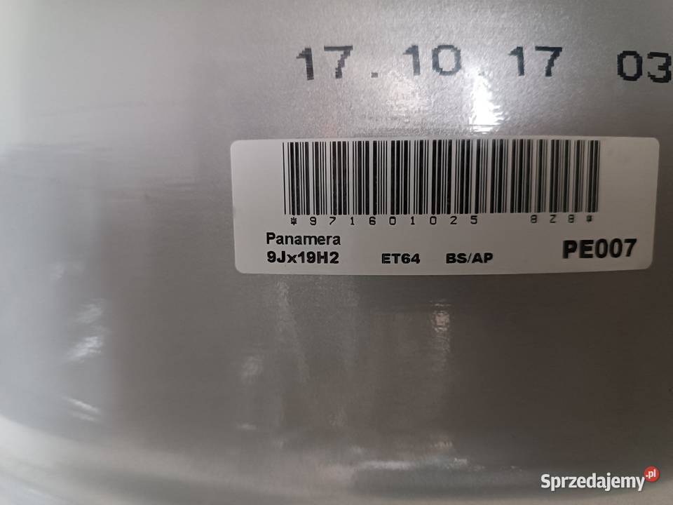 Felgi aluminiowe Porsche Panamera 971 19 Posada