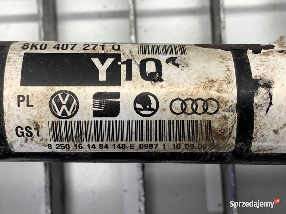 PÓŁOŚ PRAWY PRZÓD AUDI A4 B8 8K0407271Q 18 160 sprzedam