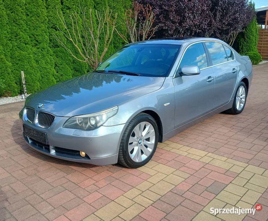 BMW 520i E60 22i 170 6biegów Nawigacja Tempomat możliwa zamiana Witkowo