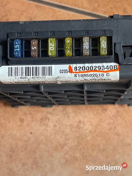 BSI moduł 8200029340B S108502510G Renault wielkopolskie Margonin