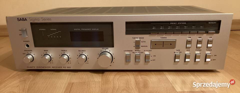 Wzmacniacz Amplituner SABA Sigma Series RS 960 Gdynia sprzedam
