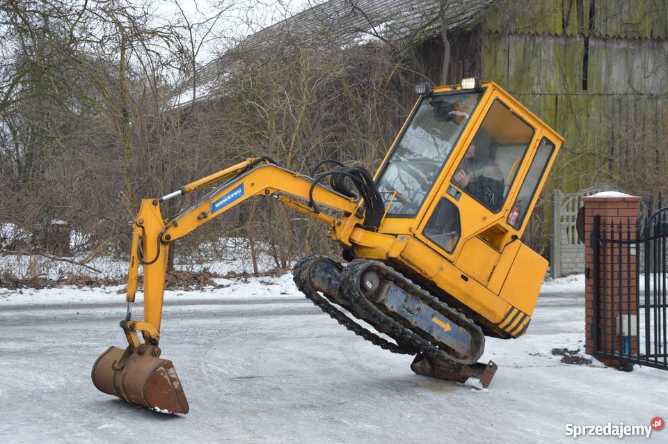 Minikoparka mini koparka KOMATSU PCO5 15T 1992r Złoczew