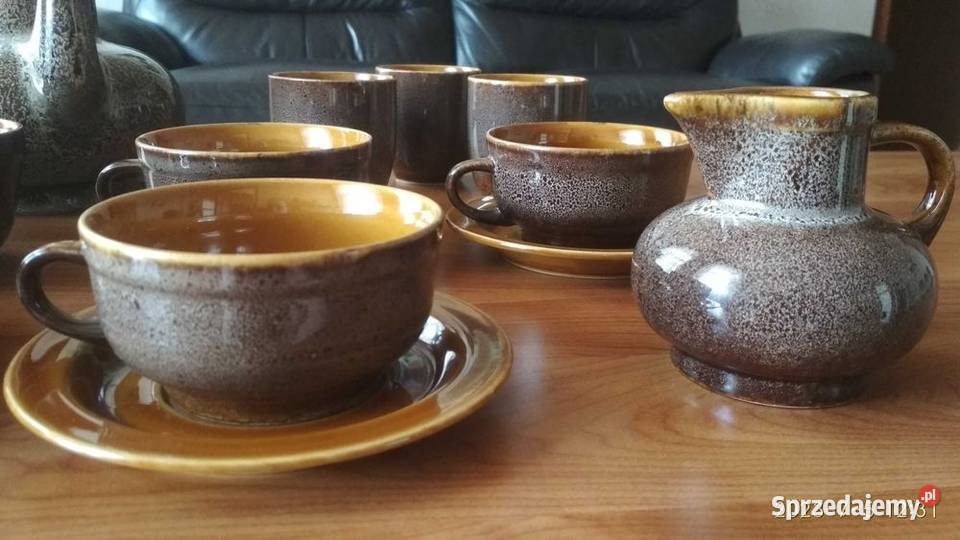 Zastawa stołowa ozdobna PRL ceramika sprzedam