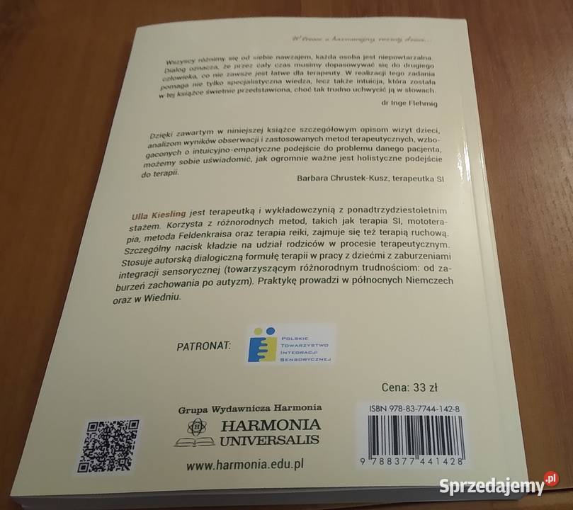 Integracja sensoryczna w dialogu naucz się ISBN 9788377441428 pomorskie Gdańsk sprzedam