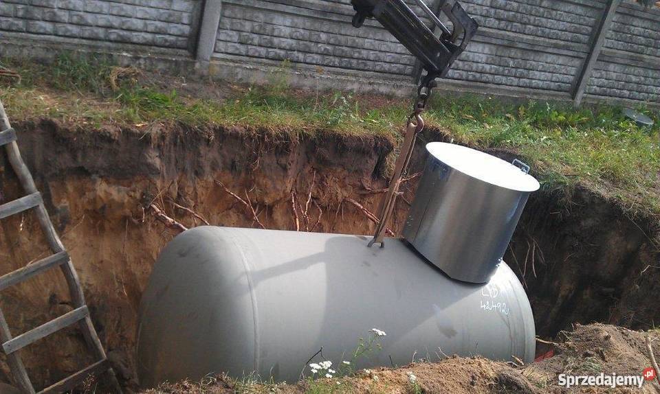Podziemny zbiornik na gaz 2700 butla na GAZ Poznań