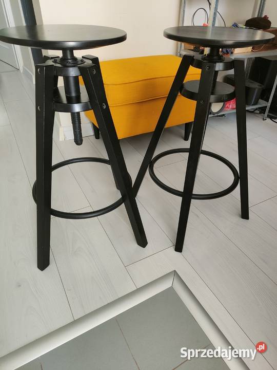 IKEA DALFRED Stołek barowy czarny 6374 Hokery łódzkie Łódź