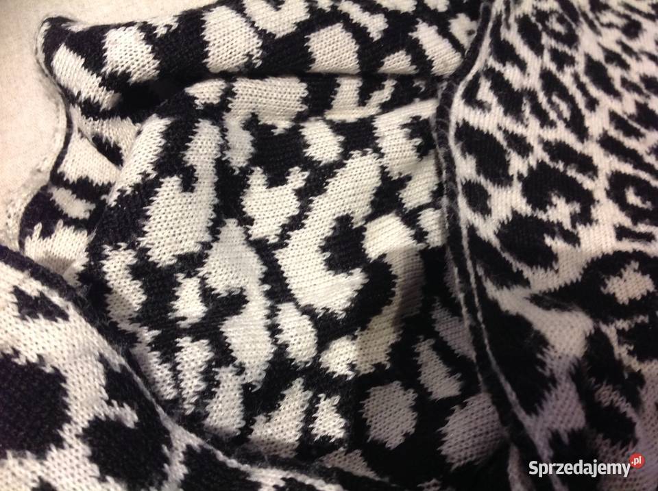 Szalik Damski Dzianinowy Panterka Dla kobiet Dodatki lubuskie Nowa Sól