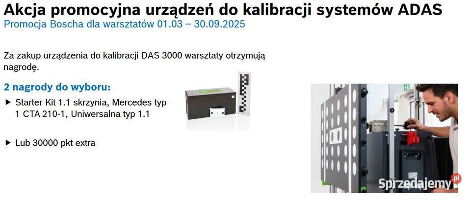 Das 3000 zestaw Bosch do ustawiania świateł duży Pozostałe Bielsko-Biała