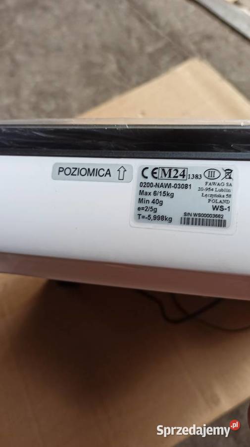 Fawag waga sklepowa prawie nowa Warszawa