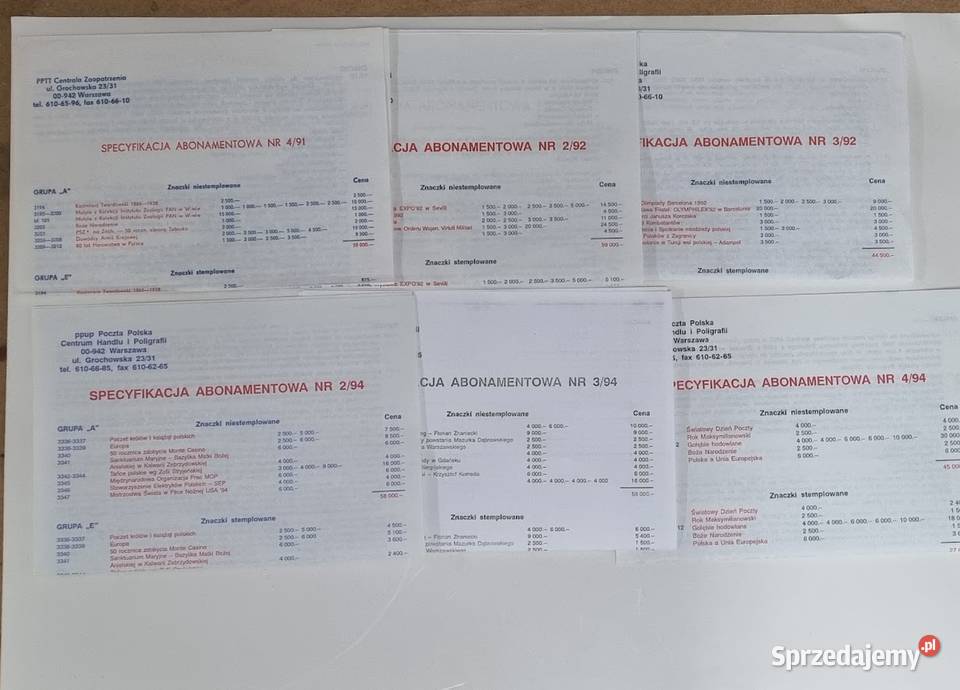 Koperty kartki pocztowe okolicznościowe całostki