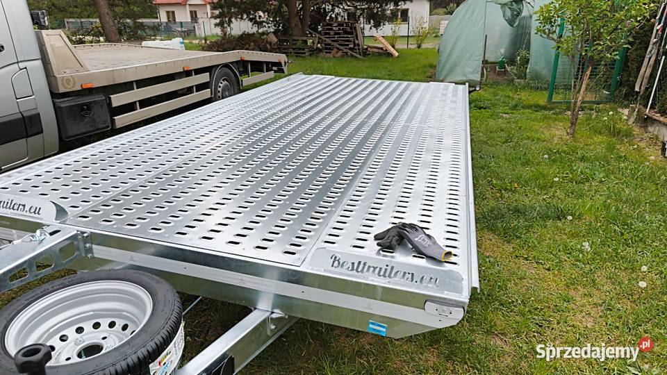laweta przyczepa plaska MARS 450 x 210 Morawica sprzedam