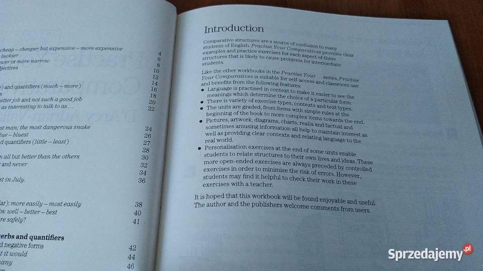 Practise your comparatives DArcy AdrianVallance Rok wydania 1990 Książki do nauki języka obcego Gdańsk