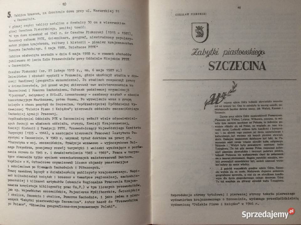 652 Informacje Turystyczne Szczecin sprzedam