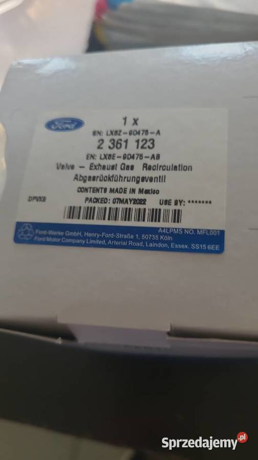 Zawór Egr Ford Kuga LX6E9D475BA LX6E9D475AB Radom sprzedam