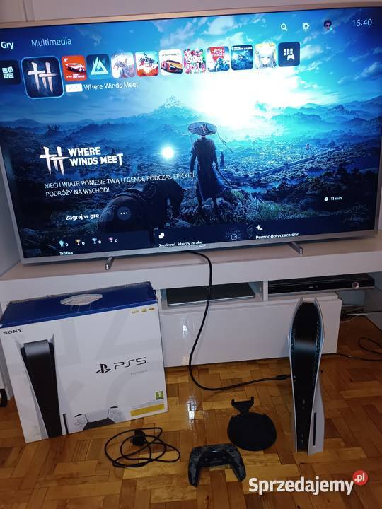 Konsola Playstation 5 stan gry komplet z Sony Playstation Konsole i automaty Libiąż sprzedam