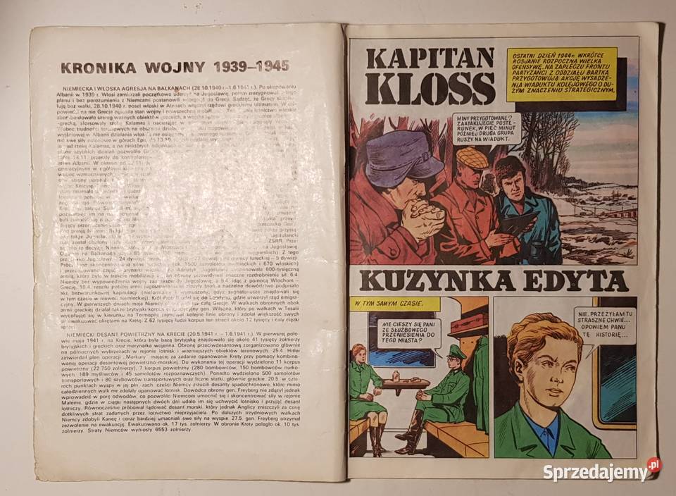 Kapitan Kloss Hasło Ściśle tajne Kuzynka Edyta łódzkie Łódź