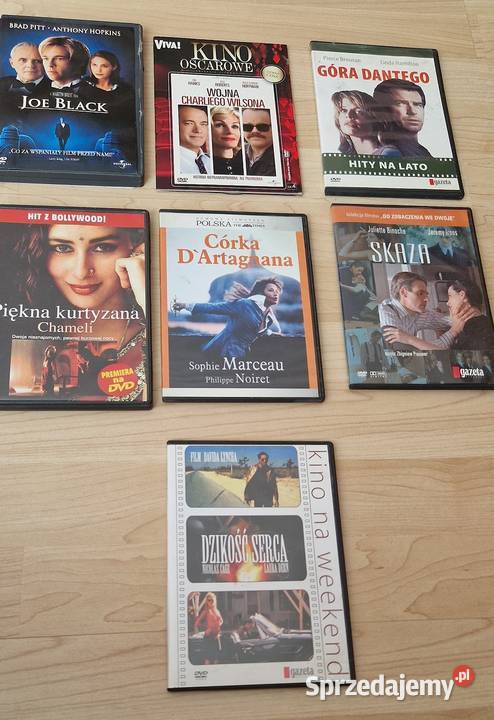 płyty dvd zestaw 7 góra dantego skaza joe black Filmy małopolskie Kraków