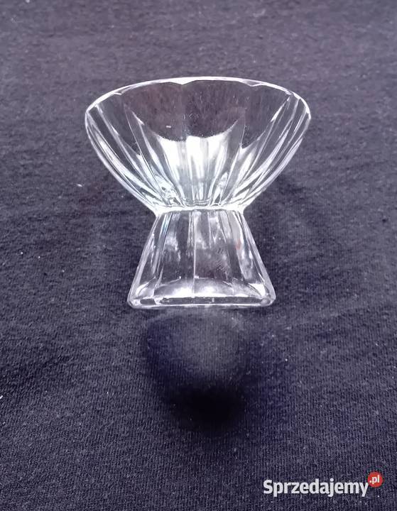 Kryształowy kieliszek art deco wielokątny lata Koźminek