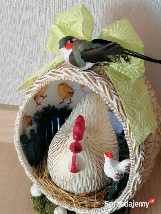 Stroik świąteczny wielkanocny Ozdoby wielkanocne