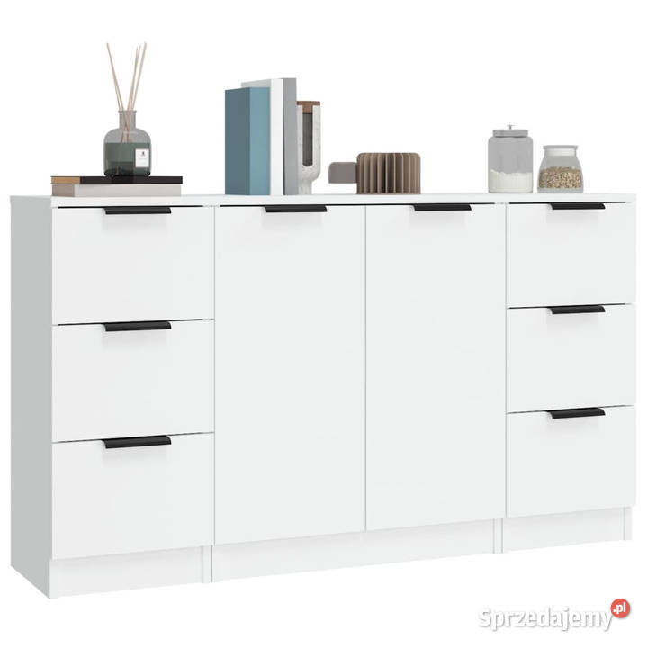 Szafki 3 biały materiał drewnopochodny WM3115836 Warszawa