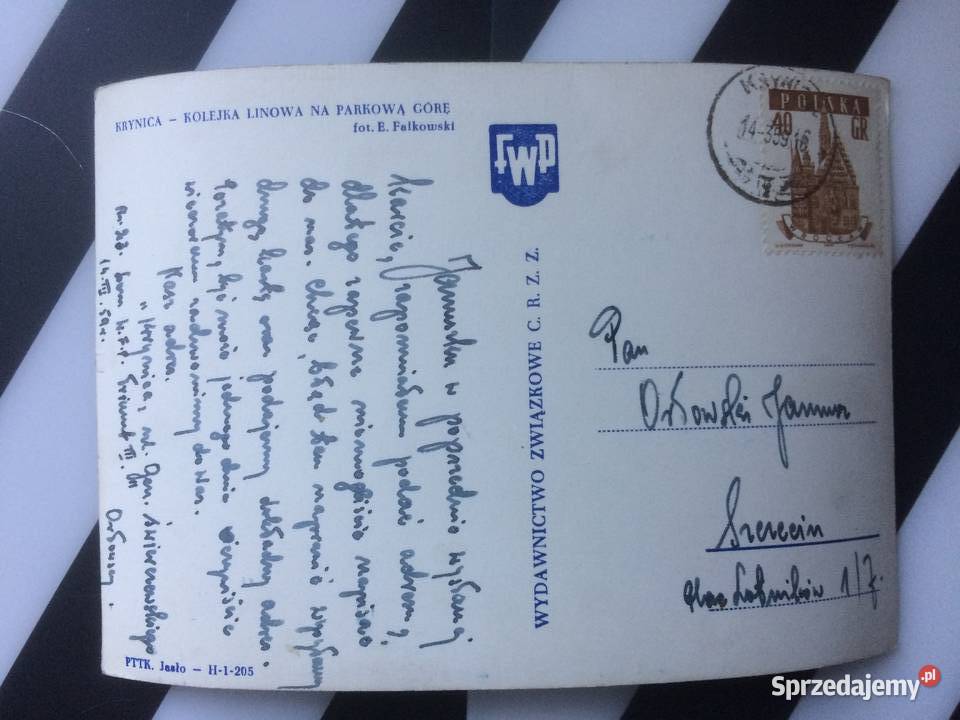 1124 Widokówka Krynica Szczecin