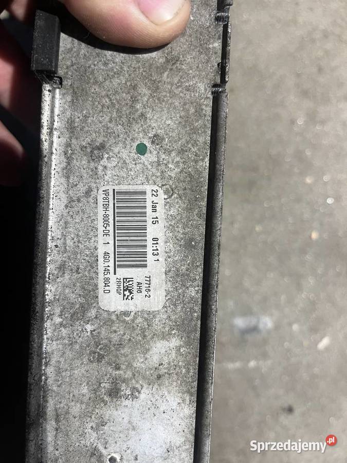 Chłodnica Intercooler AUDI A6 C7 Duchnów
