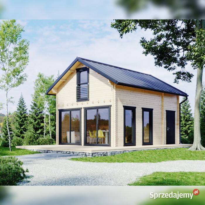 Drewniany domek Jan III 65 27 m2 wersja Domki drewniane Mrągowo