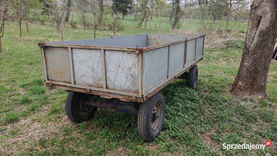 Przyczepa dwuosiowa Platforma sadownicza kujawsko-pomorskie Dobrzyń nad Wisłą