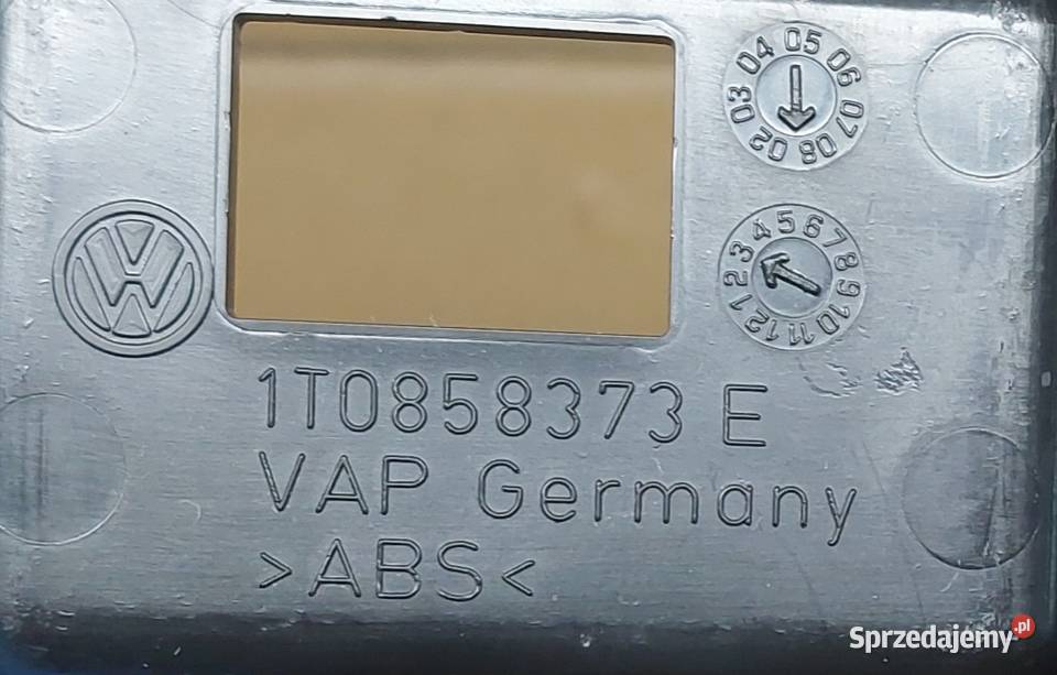 SCHOWEK PÓŁKA ZMIENIARKI VW TOURAN 1T0858373E dolnośląskie Mielęcin