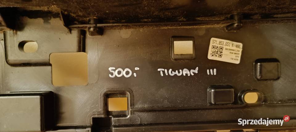 VW TIGUAN III GRILL ATRAPA CHŁODNICY ZDERZAKA Lubin