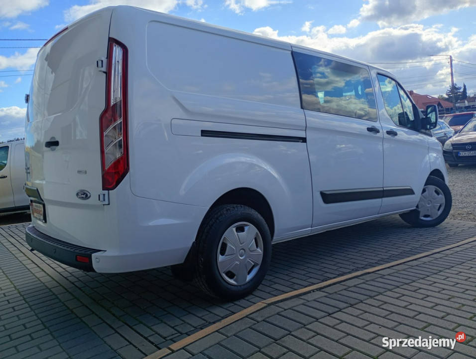 Ford Transit Custom doka 5osobowa longbrygadówka wielofunkcyjna kierownica śląskie Chełm Śląski sprzedam