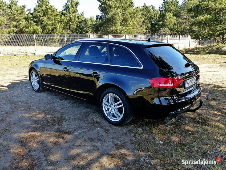 Audi A4 20 TDI 190ClimatronicAluNaviSkóryPełna światła przeciwmgielne wielkopolskie Piła