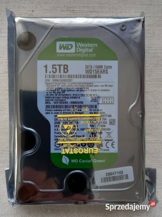 Dysk 15TB SATA 35 mało używane 3,5” lubelskie Tomaszów Lubelski