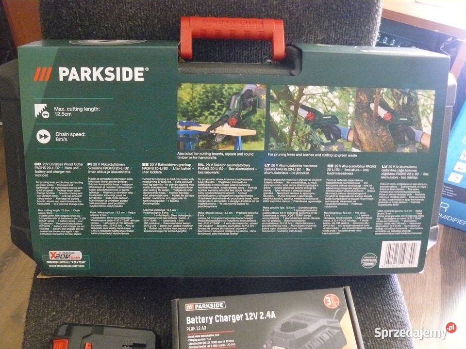 Parkside pilarka piła łańcuchowa elektryczna 20V Nowa Sól